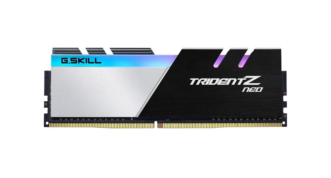 GSKILL Trident Z Neo RGB 32GB (2X16) DDR4-4000Mhz CL18 1.4V AMD Ryzen Uyumlu (F4-4000C18D-32GTZN)