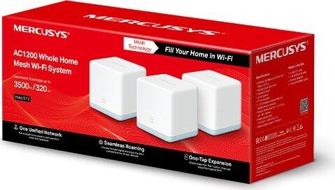 Mercusys Halo S12(3-PACK) AC1200 Tüm Ev Mesh Wi-Fi Sistemi 3 'lü