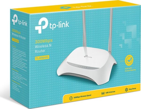 TP-Link TL-WR840N 300 Mbps Kablosuz 4 Portlu Menzil Genişletici/Access Point/Router