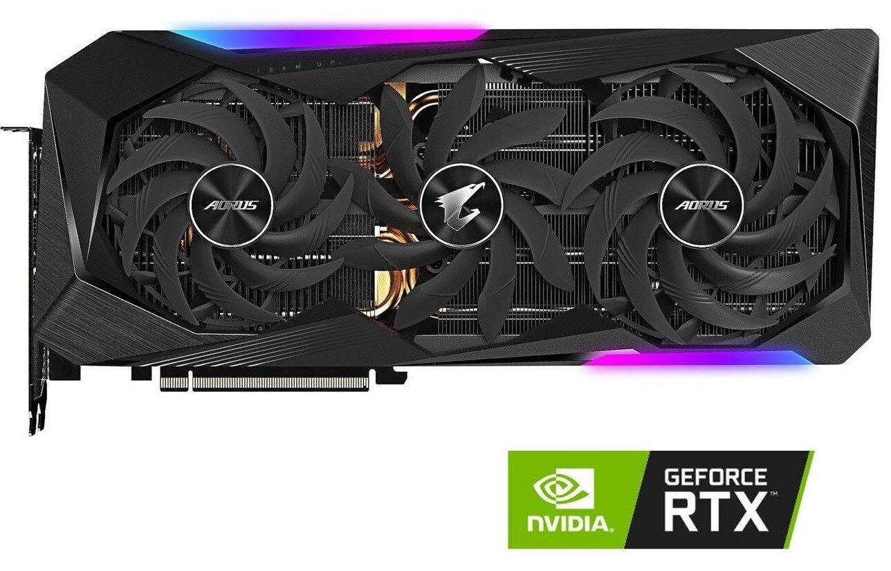 GIGABYTE RTX 3070TI AORUS MASTER 8GB GDDR6X 256 BIT RGB LED NVIDIA (EG-GV-N307TAORUS-M-8GD)