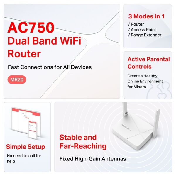 TP-Link MR20 Wireless Dual Band Router