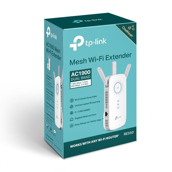 TP-Link RE550 AC1900 Wi-Fi Range Extender Menzil Genişletici