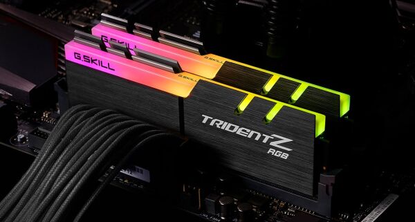 GSKILL Trident Z RGB DDR4-4600Mhz CL18 16GB (2X8GB) 1.45V F4-4600C18D-16GTZR Dual Kit Ram