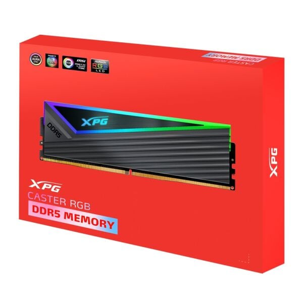 XPG Caster RGB 64GB (2x32) DDR5 6400Mhz CL32 AX5U6400C3232G-DCCARGY Dual Kit Ram