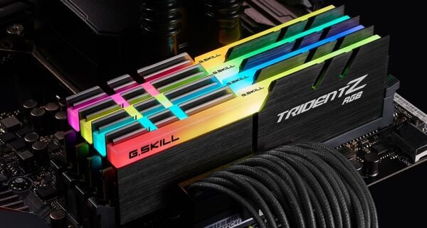 GSKILL Trident Z RGB 128GB (4X32) DDR4 4000Mhz CL18 1.4v F4-4000C18Q-128GTZR Quad Kit Ram