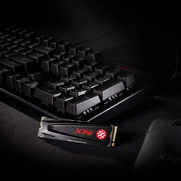 XPG 1TB GAMMIX S5 2100MB\s-1500MB\s Soğutuculu PCI-E Gen3x4 M.2 NVMe 1.3 AGAMMIXS5-1TT-C