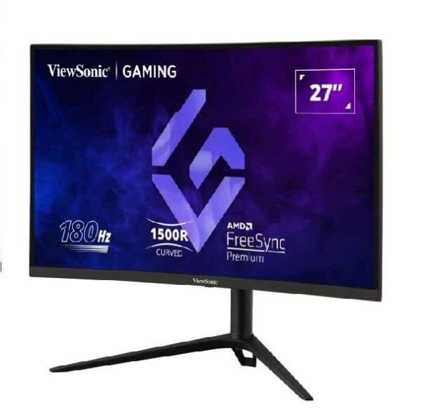 VIEWSONIC 27'' VX2718-2KPC-MHDJ 2K QHD 1MS 180HZ 2XHDMI DP HDR10 FREESYNC PREMIUM CURVE GAMING MONITOR