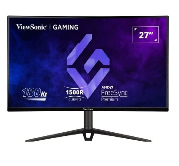 VIEWSONIC 27'' VX2718-2KPC-MHDJ 2K QHD 1MS 180HZ 2XHDMI DP HDR10 FREESYNC PREMIUM CURVE GAMING MONITOR