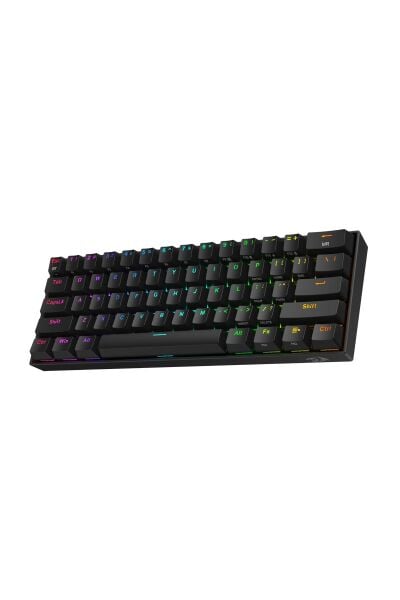 REDRAGON K530-RGB-PRO RGB BROWN SWITCH KABLOSUZ MEKANİK Q GAMİNG KLAVYE SİYAH