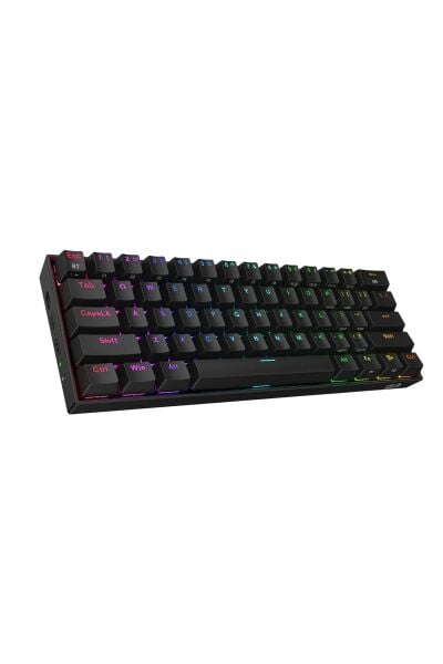 REDRAGON K530-RGB-PRO RGB BROWN SWITCH KABLOSUZ MEKANİK Q GAMİNG KLAVYE SİYAH