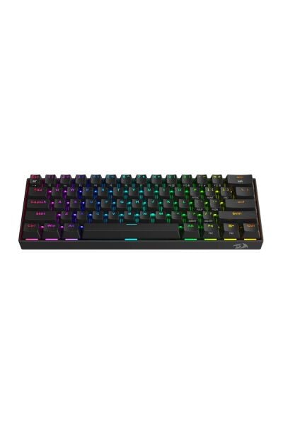 REDRAGON K530-RGB-PRO RGB BROWN SWITCH KABLOSUZ MEKANİK Q GAMİNG KLAVYE SİYAH