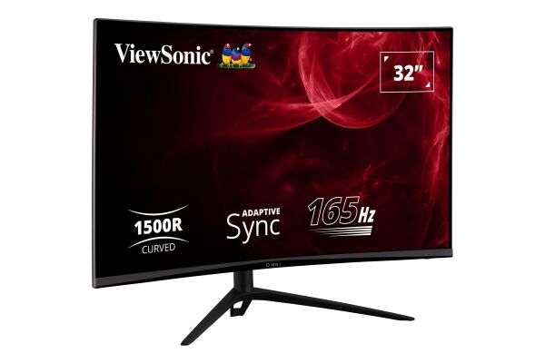 ViewSonic 32 VX3218-PC-MHDJ FULLHD 1MS 165Hz  AMD FREESYNC PREMIUM CURVE PİVOT GAMING MONİTÖR