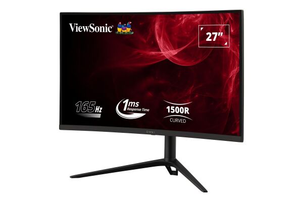 ViewSonic 27 VX2718-PC-MHDJ FULLHD 1MS 165Hz AMD FREESYNC PREMIUM CURVE PİVOT GAMING MONİTÖR