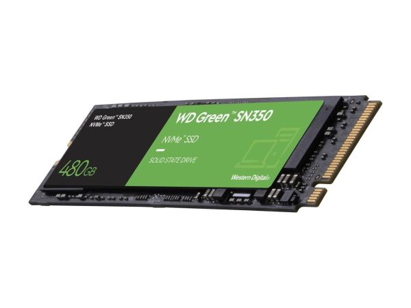 WD 480 GB Green SN350 WDS480G2G0C M.2Nvme SSD 2400/1650Mb/s PCI-Exp. 3.0