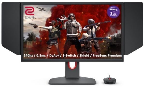 BENQ ZOWIE 24.5'' XL2546X 0,5MS 240Hz (3xHDMI+1xDP) FREESYNC DYAC FAST TN + ESPOR OYUNCU MONİTÖR