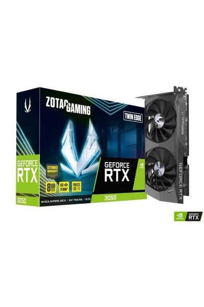 Geforce Rtx 3050 Twin Edge 8gb Gddr6 128bit Nvıdıa Ekran Kartı Zt-a30500e-10m