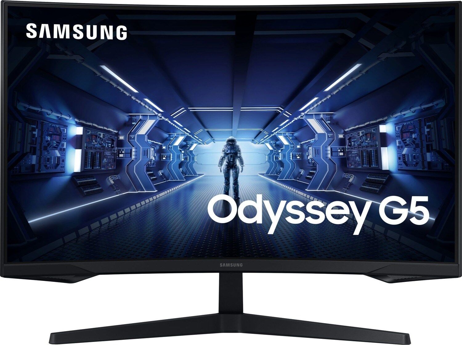 SAMSUNG ODYSSEY G5 LC32G55TQWRXUF 32'' 1Ms 144Hz 2K WQHD DP+HDMI FREESYNC PREMIUM HDR10 PIVOT CURVED GAMING MONITOR