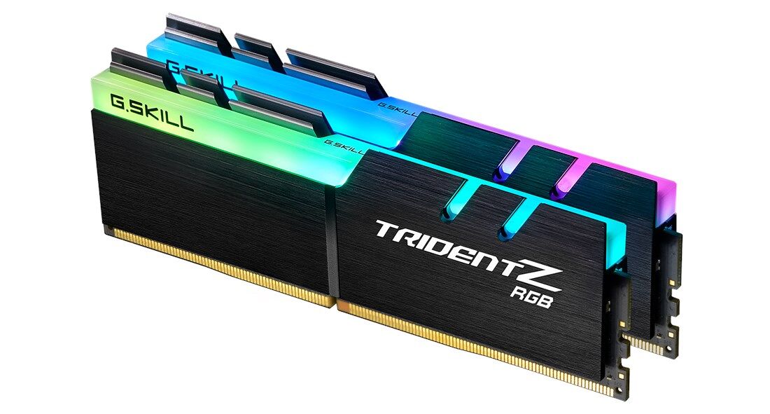 GSKILL TRIDENT Z RGB 32GB  (2X16) DDR4-4400Mhz CL19 1.5V (F4-4400C19D-32GTZR) Dual Kit Ram