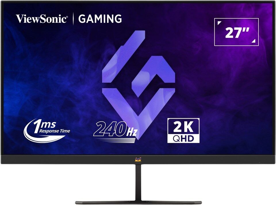VIEWSONIC 27'' VX2758A-2K-PRO-3 2K QHD 1MS 240HZ HDMI DP HDR10 FREESYNC PREMIUM PS/XBOX RGB IPS GAMING MONITOR