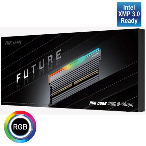 Hiksemi Future RGB 16GB 6400Mhz DDR5 CL32 1.35V HSC516U64C4 16G Tek Modül Ram