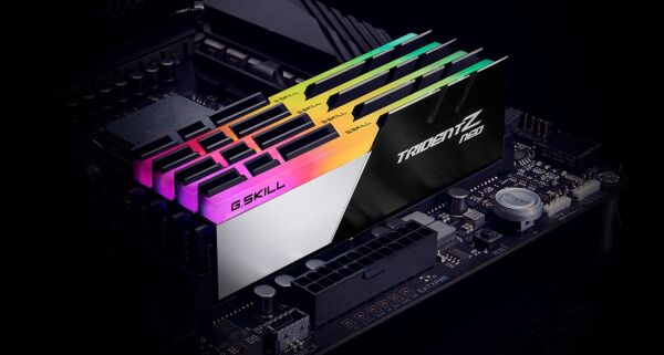 GSKILL Trident Z Neo RGB 64GB (2x32) DDR4 3200Mhz CL16 AMD Ryzen Uyumlu (F4-3200C16D-64GTZN)