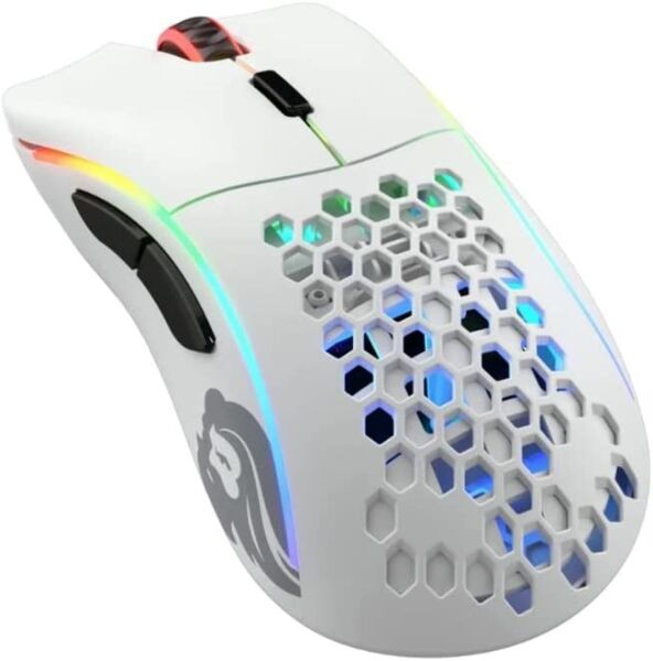 Glorious Model D- Minus Kablosuz Mat Beyaz Orta/Küçük El RGB Oyuncu Mouse GLO-MS-DMW-MW