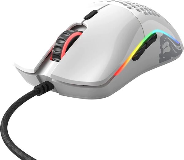 Glorious Model O Mouse Kablolu Parlak Beyaz RGB Oyuncu Mouse GO-Gwhite
