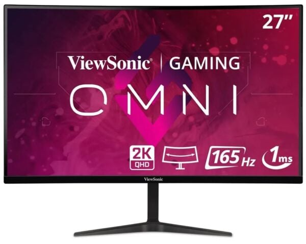 ViewSonic 27 VX2718-2KPC-MHD QHD 2560X1440 1MS 165HZ 2XHDMI DP 1500R CURVED FREESYNC GAMING MONİTÖR