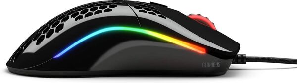 Glorious Model O- Kablolu Parlak Siyah Orta/Küçük El RGB Oyuncu Mouse GOM-GBLACK