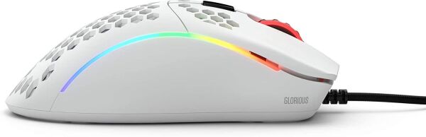 Glorious Model D Kablolu Mat Beyaz Orta/Küçük El RGB Oyuncu Mouse GLO-MS-DM-MW