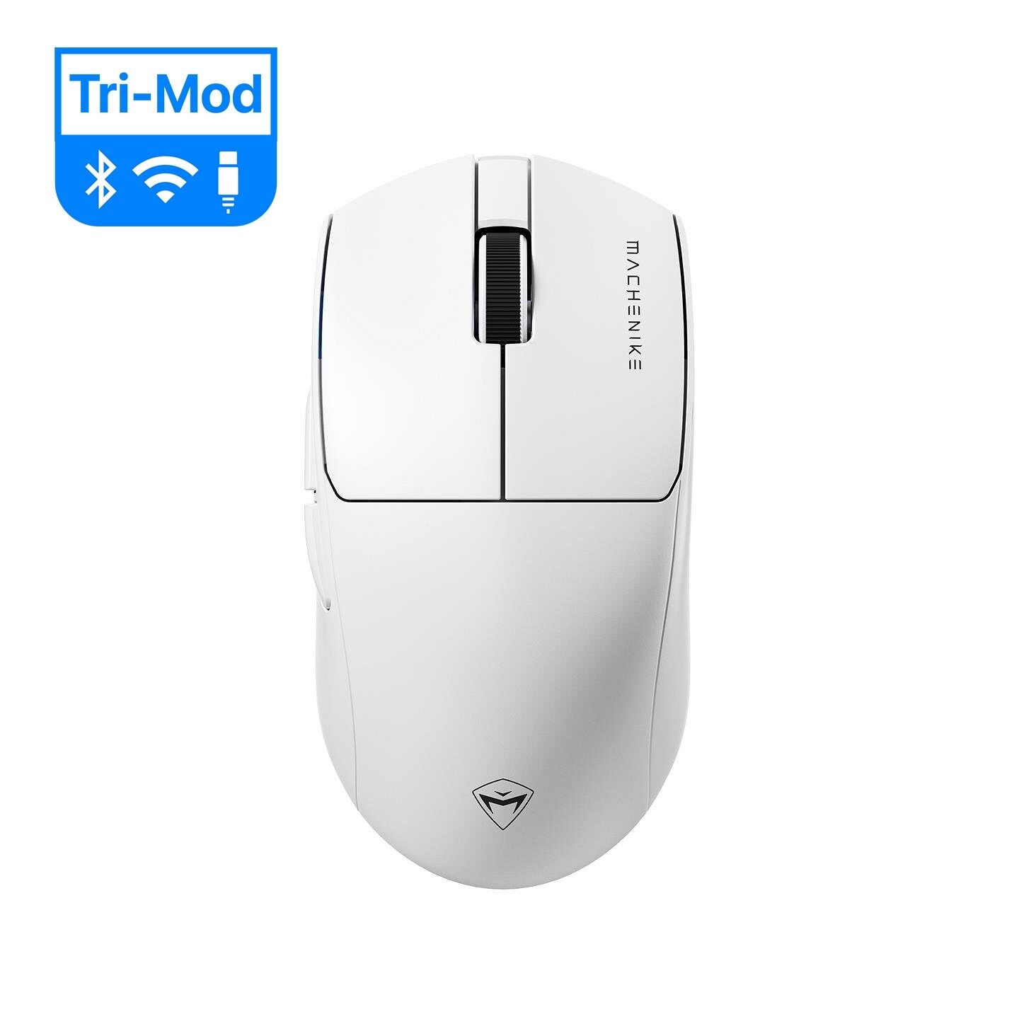 Machenike L7 Air Tri-Mode 4K Beyaz 26000DPI Ultralight 55Gr RGB Gaming Mouse