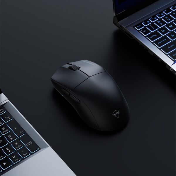 Machenike L7 Air-Tri Mode 4K Siyah 26000DPI Ultralight 55Gr RGB Gaming Mouse