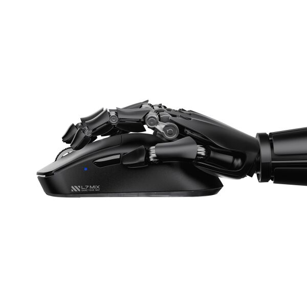 Machenike L7 Mix Tri-Mode 3395 Siyah 26000DPI Ultralight 55Gr RGB Gaming Mouse
