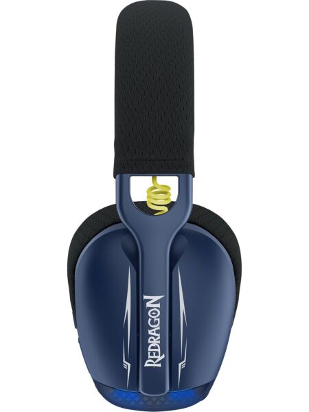 REDRAGON H878 SKULD PRO TRI-MODE KABLOSUZ 7.1 SURROUND AYDINLATMALI GAMING KULAKLIK MAVI-SIYAH