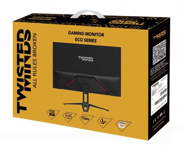 TWISTED MINDS 22'' TM22FHD120IPS FHD 120HZ 1MS HDMI DP VRR IPS ÇERÇEVESİZ GAMING MONİTÖR