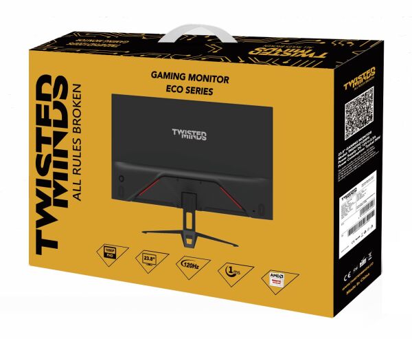 TWISTED MINDS 24'' TM24FHD120IPS FHD 120HZ 1MS HDMI DP VRR IPS ÇERÇEVESİZ GAMING MONİTÖR