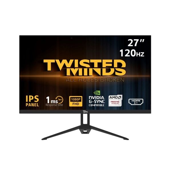 TWISTED MINDS 27'' TM27FHD120IPS FHD 120HZ 1MS HDMI DP VRR IPS ÇERÇEVESİZ GAMING MONİTÖR