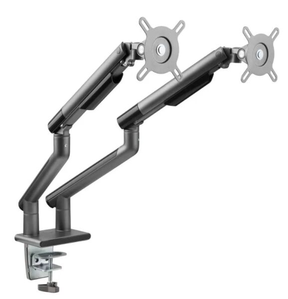 TWISTED MINDS TM-49-C012-G PREMİUM MEKANİK AMORTİSÖR 17''- 32'' MAX 2X 9KG İKİLİ MONİTÖR KOLU