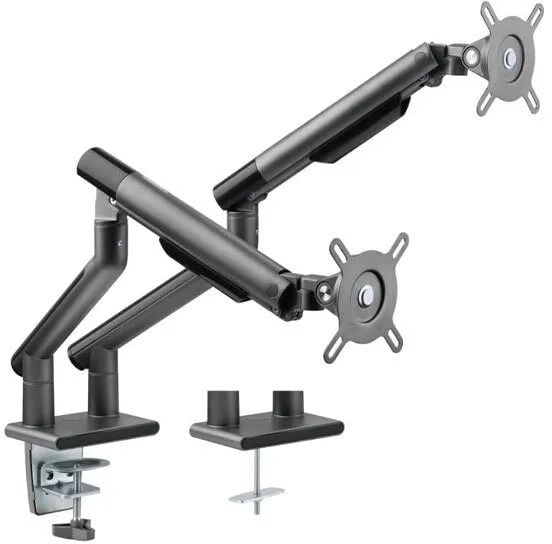 TWISTED MINDS TM-49-C012-G PREMİUM MEKANİK AMORTİSÖR 17''- 32'' MAX 2X 9KG İKİLİ MONİTÖR KOLU