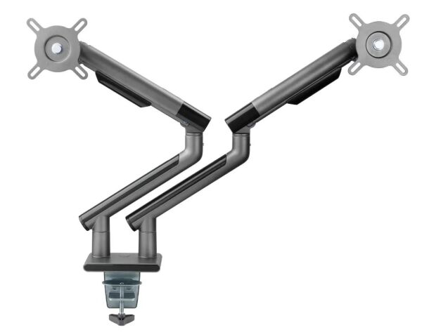 TWISTED MINDS TM-49-C012-G PREMİUM MEKANİK AMORTİSÖR 17''- 32'' MAX 2X 9KG İKİLİ MONİTÖR KOLU