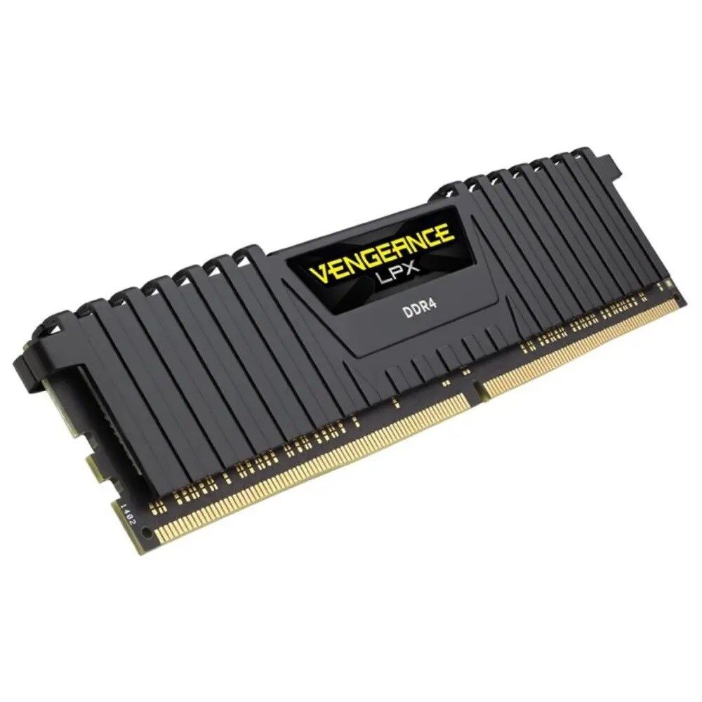 Corsair Vengeanca 16GB DDR4 3200Mhz LPX Soğutuculu Siyah CMK16GX4M1E3200C16 Tek Modül Ram