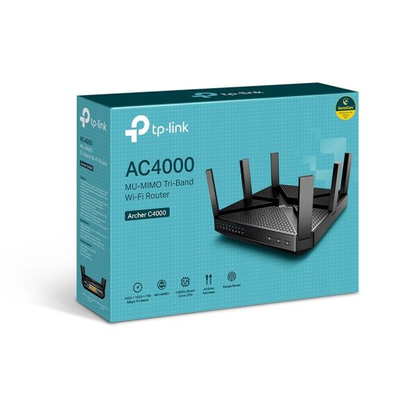 TP-Link Archer C4000 4 Port 4000 Mbps Router
