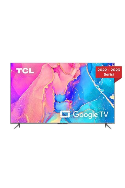 TCL 50C635 50'' 127 Ekran Uydu Alıcılı  4K Ultra HD Google Smart QLED TV