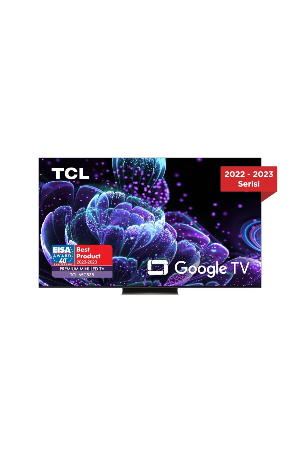 TCL 65C835 65'' 165 Ekran Uydu Alıcılı 4K Ultra HD Google Smart MiniLED TV