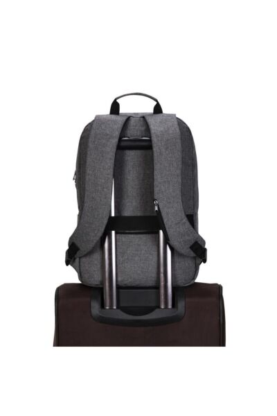 BP-Z204 Zaino Serisi 15,6 inç Uyumlu Su Geçirmez, Laptop Notebook Sırt Çantası-Gri