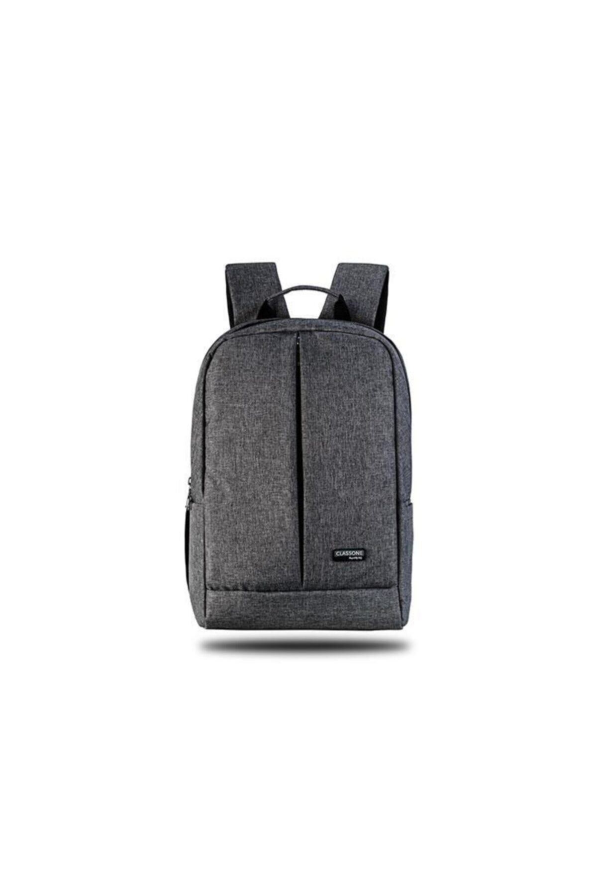 BP-Z204 Zaino Serisi 15,6 inç Uyumlu Su Geçirmez, Laptop Notebook Sırt Çantası-Gri