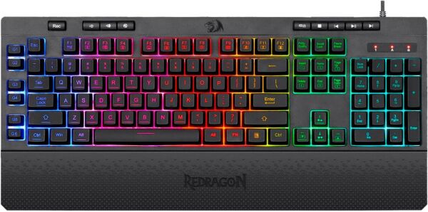 Redragon K512 Shiva RGB TR Q Membrane Mekanik Hisli Kablolu Gaming Klavye