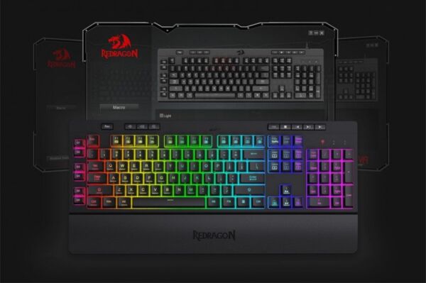 Redragon K512 Shiva RGB TR Q Membrane Mekanik Hisli Kablolu Gaming Klavye