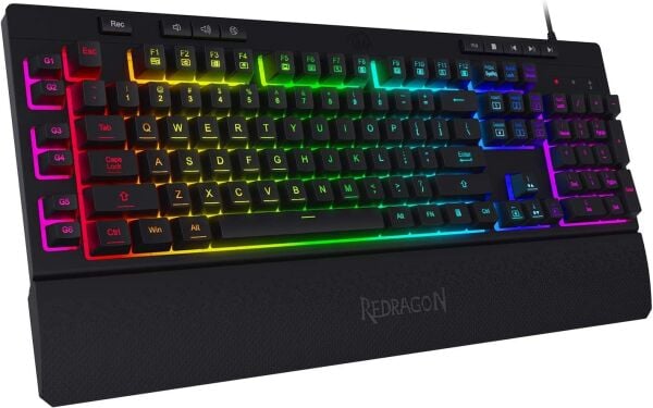 Redragon K512 Shiva RGB TR Q Membrane Mekanik Hisli Kablolu Gaming Klavye