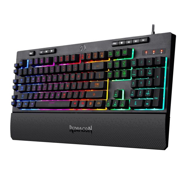 Redragon K512 Shiva RGB TR Q Membrane Mekanik Hisli Kablolu Gaming Klavye